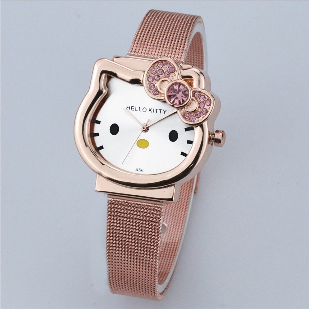 🔥CLEARANCE🔥Hello kitty rose gold watch